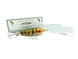 Crooked Bayou Minnow - 5 Hook- Black / Yellow Perch Scale Color