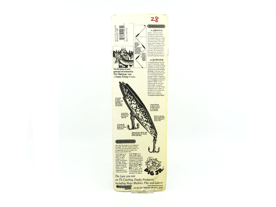 Odyssey Deep Pig JR. JP-6 Deep Talking, Shimao Promotion Special "Buy a Rod Get a Pig" Firework Tiger Color - Signed