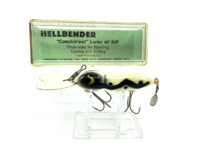 Hellbender Whopper Stopper, White/Black Shadow Stripe Color with Box