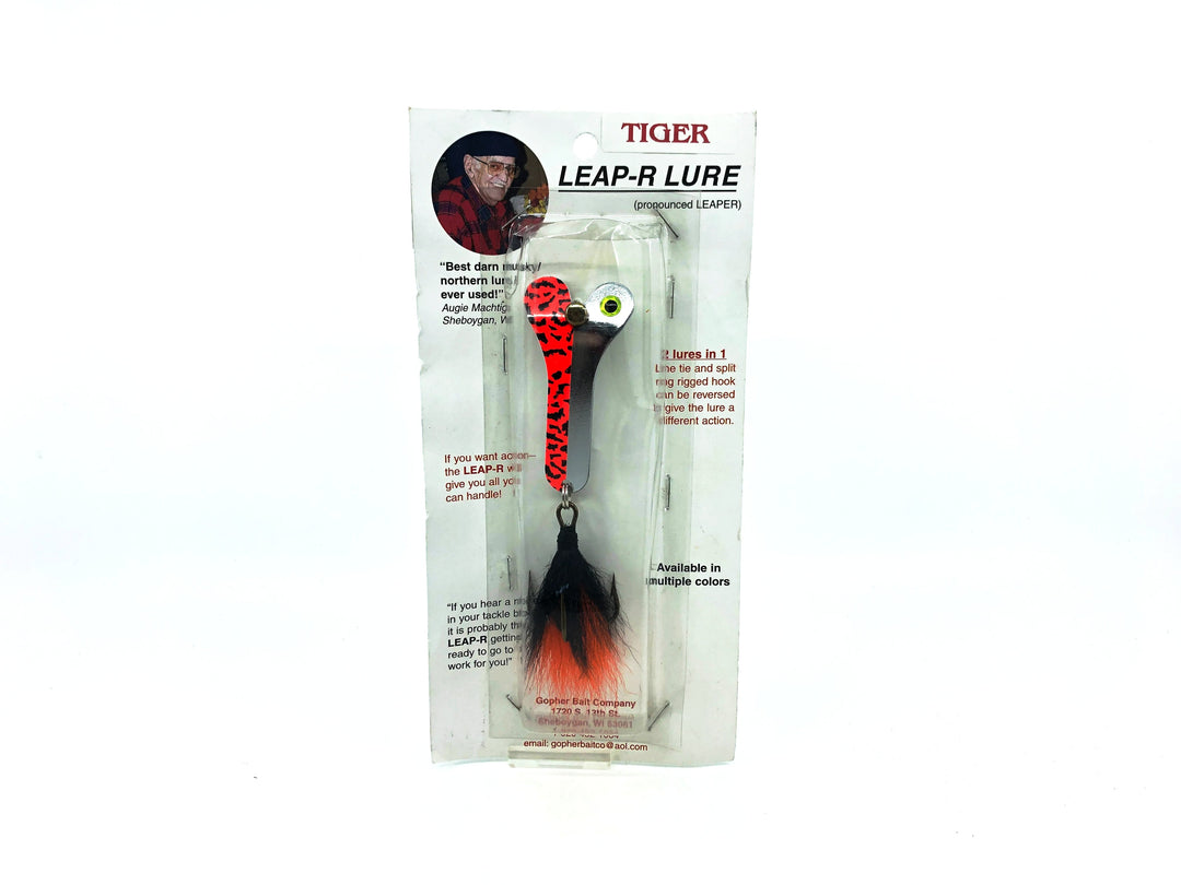 Gopher Bait Company Leap-R Lure, Tiger Color