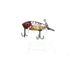 Wooden Bomber 200 Series, #71 Purple Back/Yellow Belly/Silver Sparkles Colo