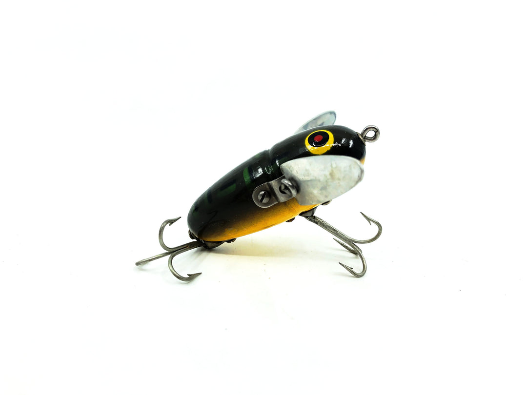 Heddon Wooden Crazy Crawler 2120 BF, Bullfrog Color