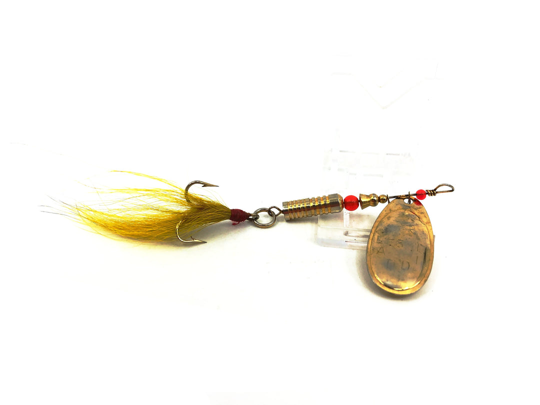 Laddie #5 Spinner, Gold/Yellow Bucktail Color