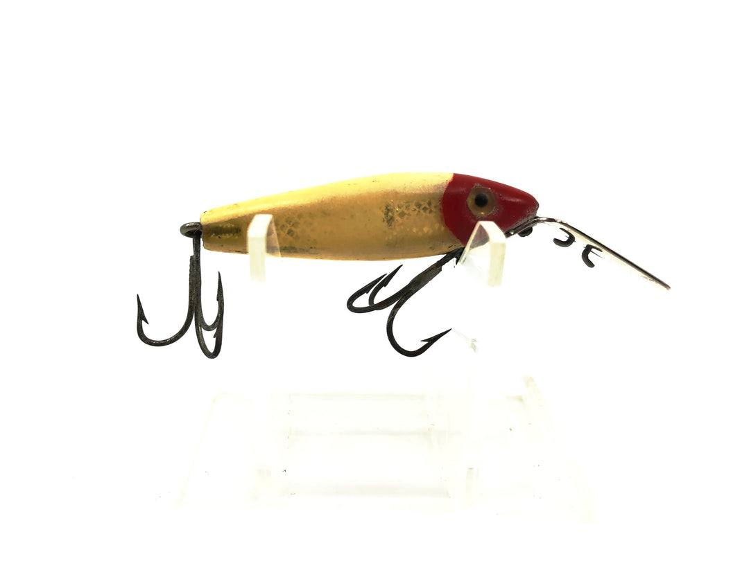 L & S Mirrolure 2M Sinker, White/Red Head Color