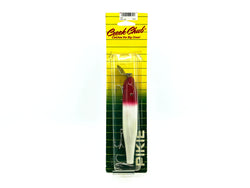 Creek Chub 2300 Plastic Husky Pikie, Red Head and White Color 2302