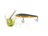 Rebel Minnow Floater F10, #38 Chartreuse/Black Natural Color with Matching Box