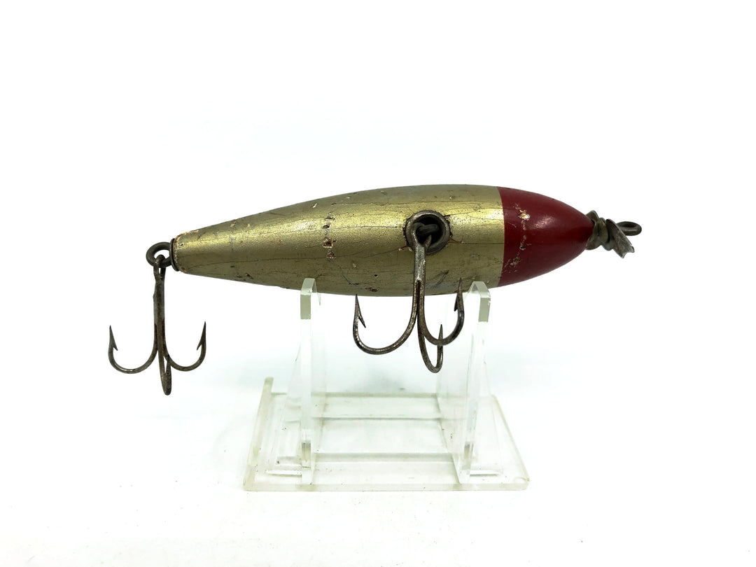 Shur-Strike Style C Surface Bait, #05 Aluminum Body/Red Head Color