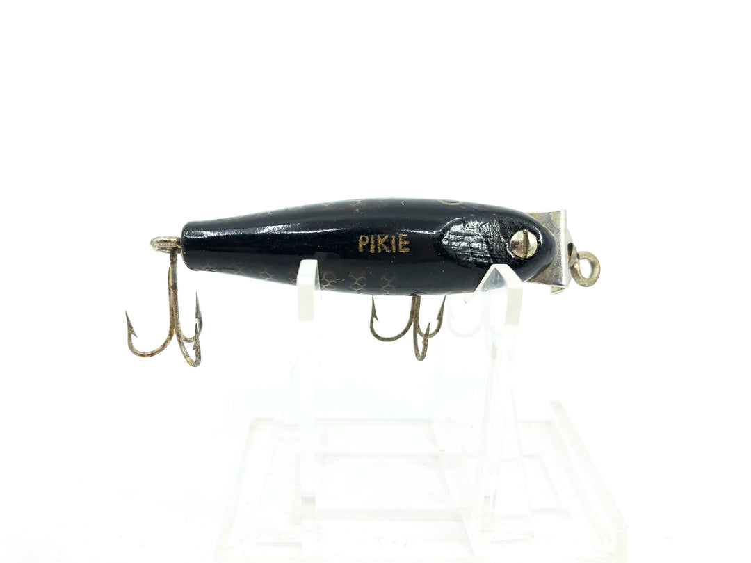 Creek Chub Wooden 9300 Spinning Pikie, Black Scale Color 9333