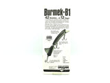 Tony Burmek B1 Magnum Musky Lure, Perch Color New on Card Old Stock