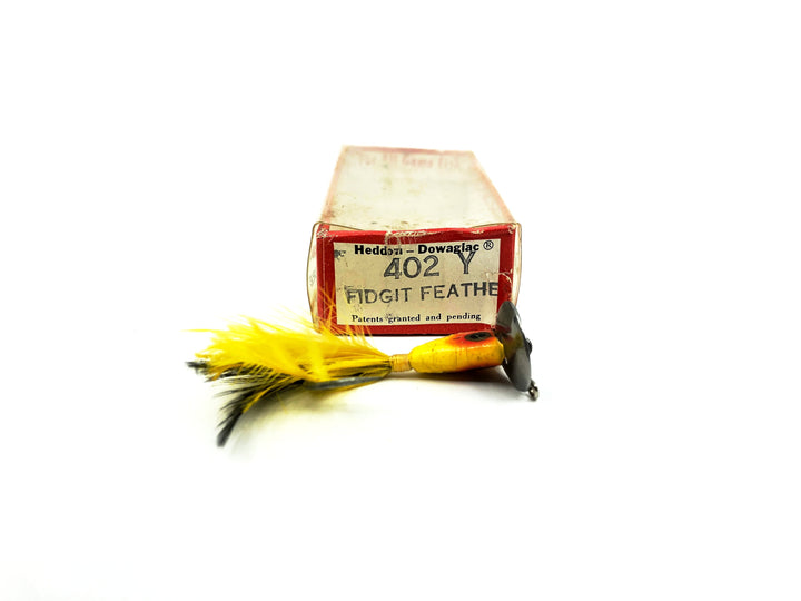 Heddon Fidgit Feather 402, Y Yellow Color with Box