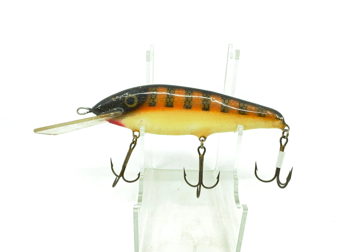Crane Wooden Musky Lure 606, Brown Perch Color