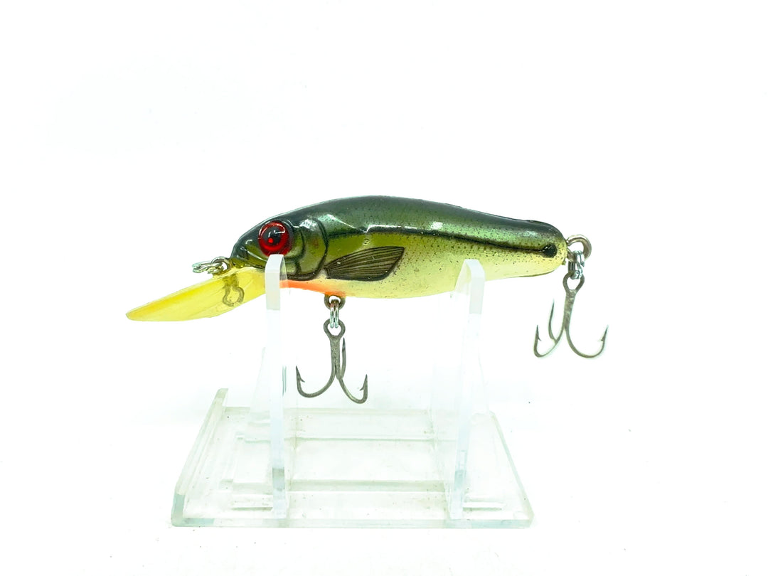 Bomber Smilin Minno 35AXM1, Green River Minnow Color