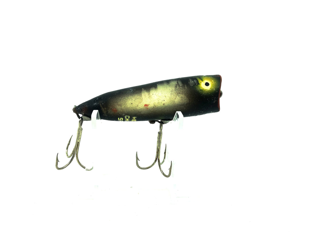 Heddon Chugger Spook 9542, FF+SOB Fish Flash/Spots on Black Uncatalogued Color