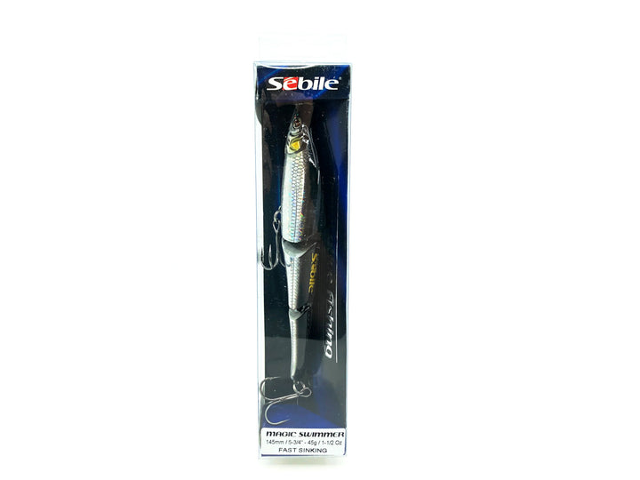 Sebile Magic Swimmer 145 Series Fast Sinker, O Natural Shiner Color