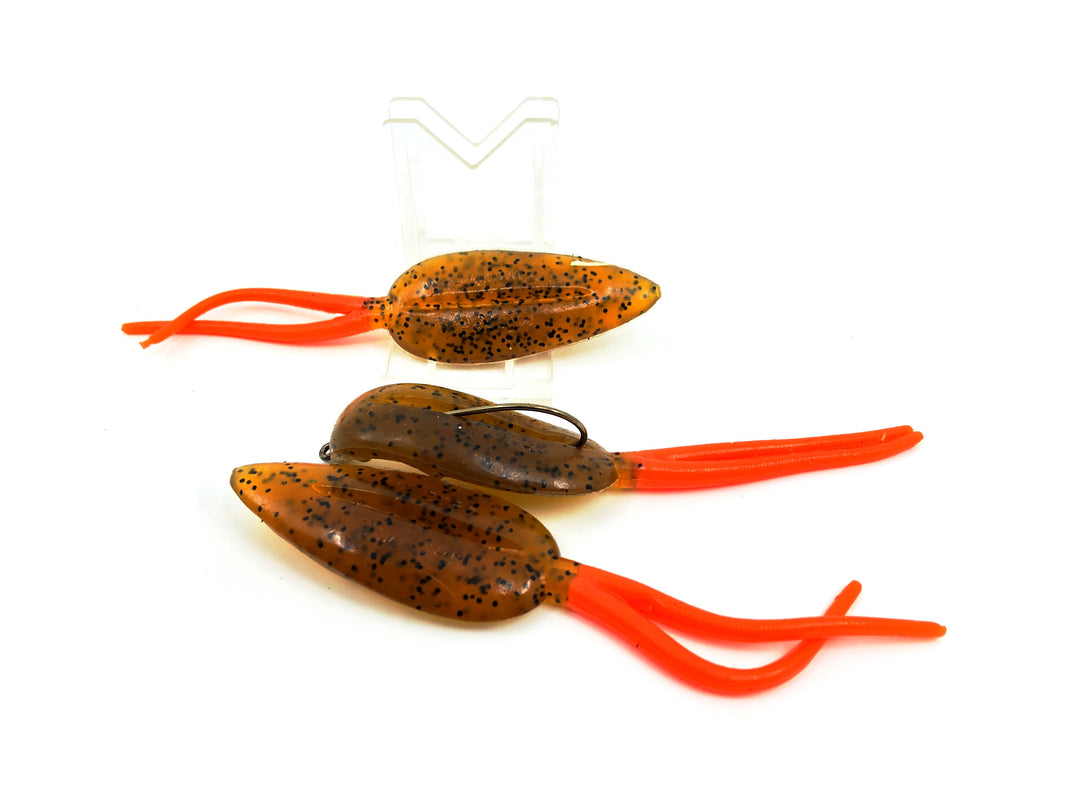 Mister Twister Jerk Rat Three Pack, Orange Pumpkin Color