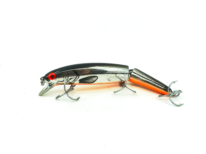 Bomber Jointed Long A 15J, XMBO Chrome/Black Back/Orange Belly Color