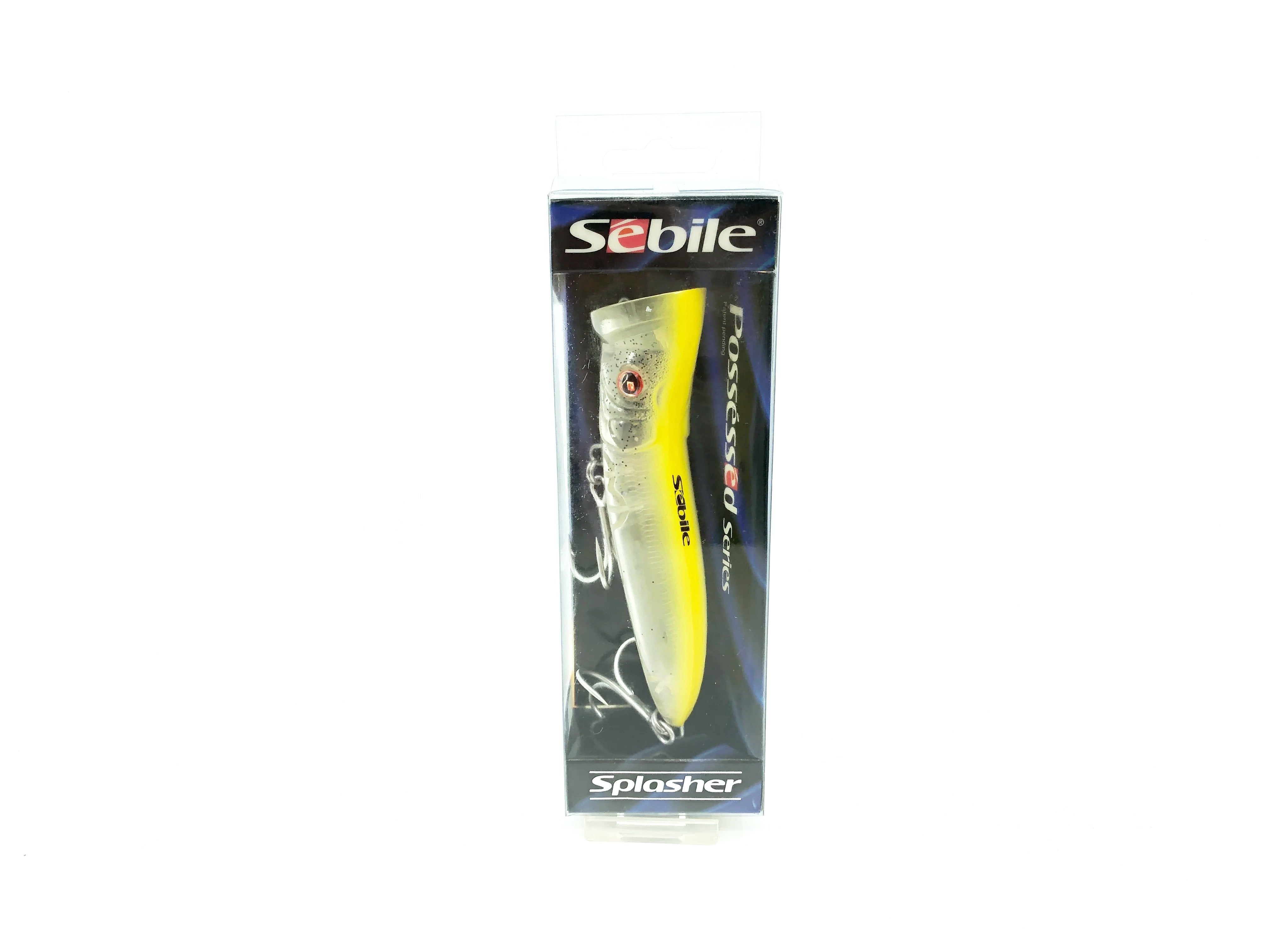 Sebile Mini Lure Series, Splasher 120, Clear/Chartreuse Back Color in ...