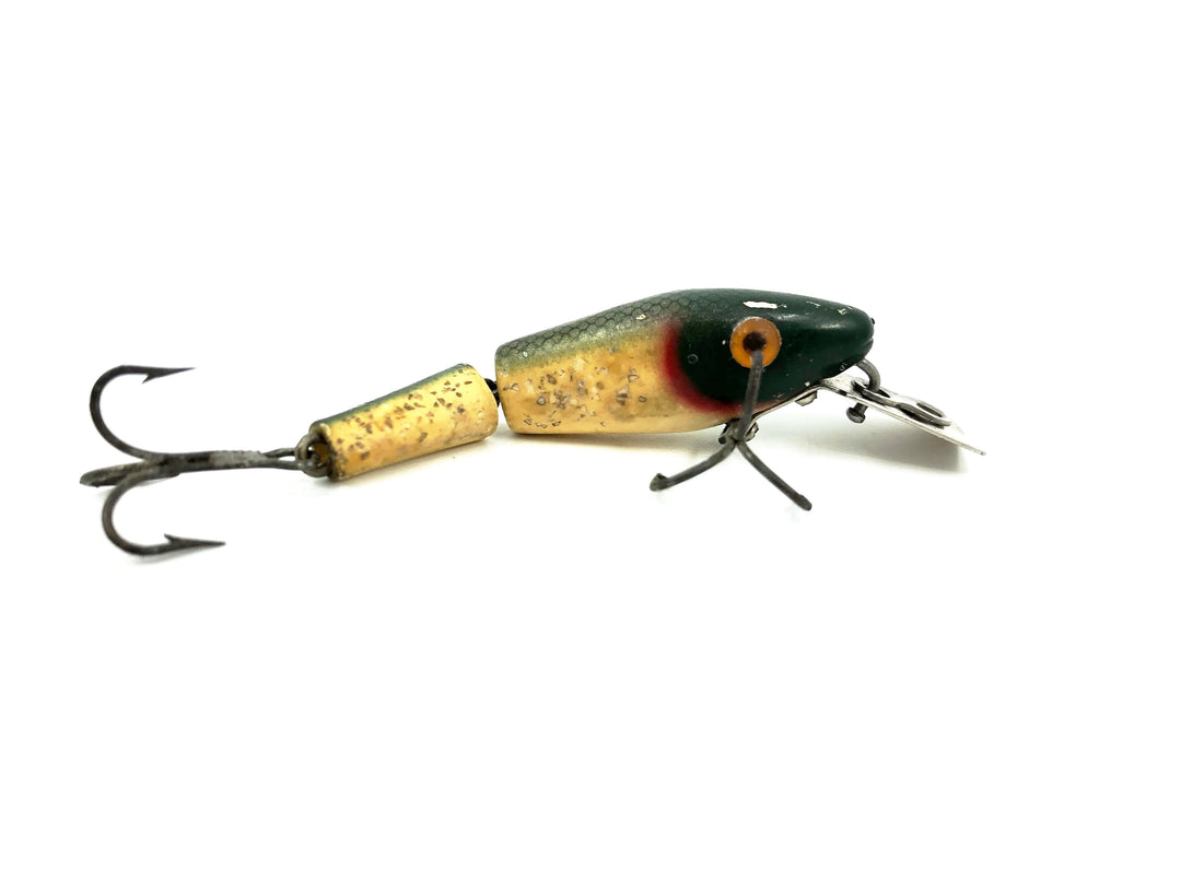 L & S Panfish Sinker, Green/White/Silver Sparkles Color