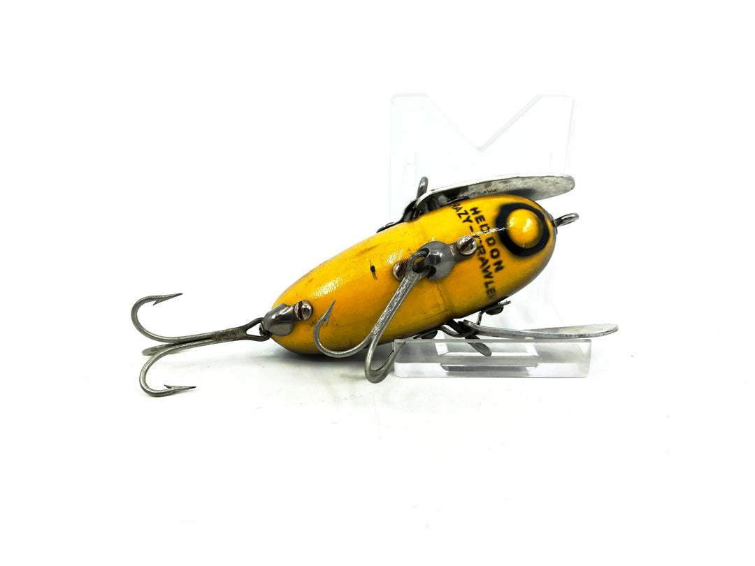 Heddon Wooden Crazy Crawler 2120 BF, Bullfrog Color