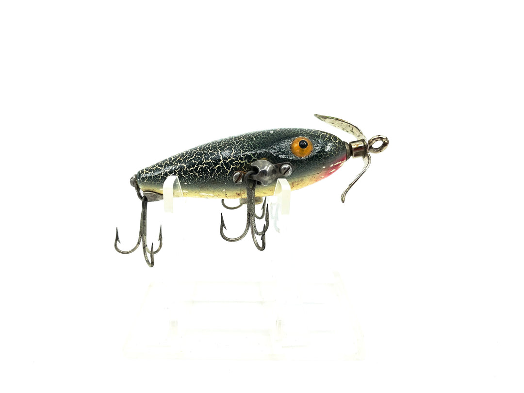 Heddon Baby Dowagiac, Fancy Green Back Color