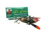 Le Lure Musky Surface Lure, Creeper Type Lure with Box