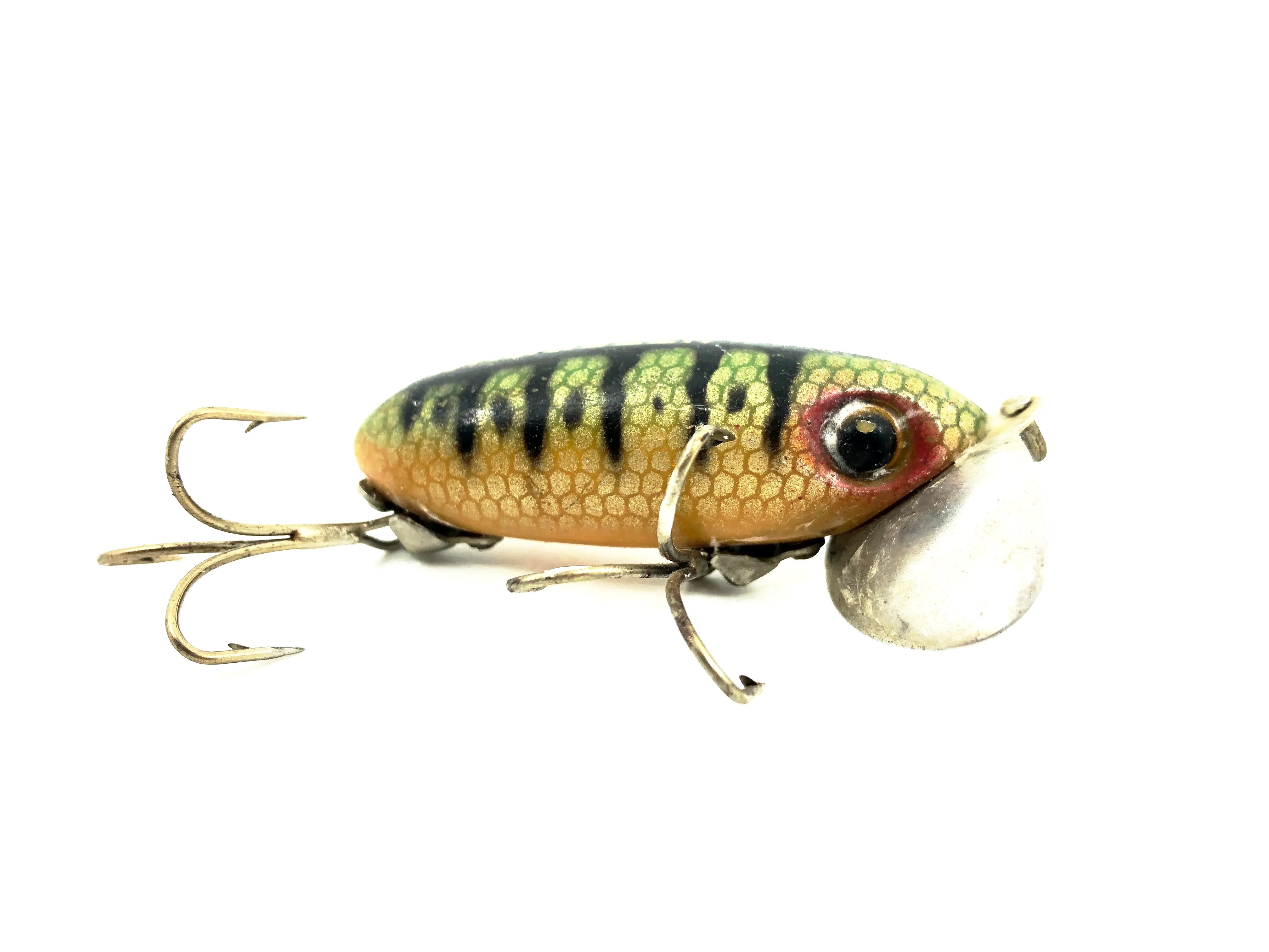 Arbogast Jitterbug Perch Color, Vintage Bugged-Eyed Model – My Bait ...