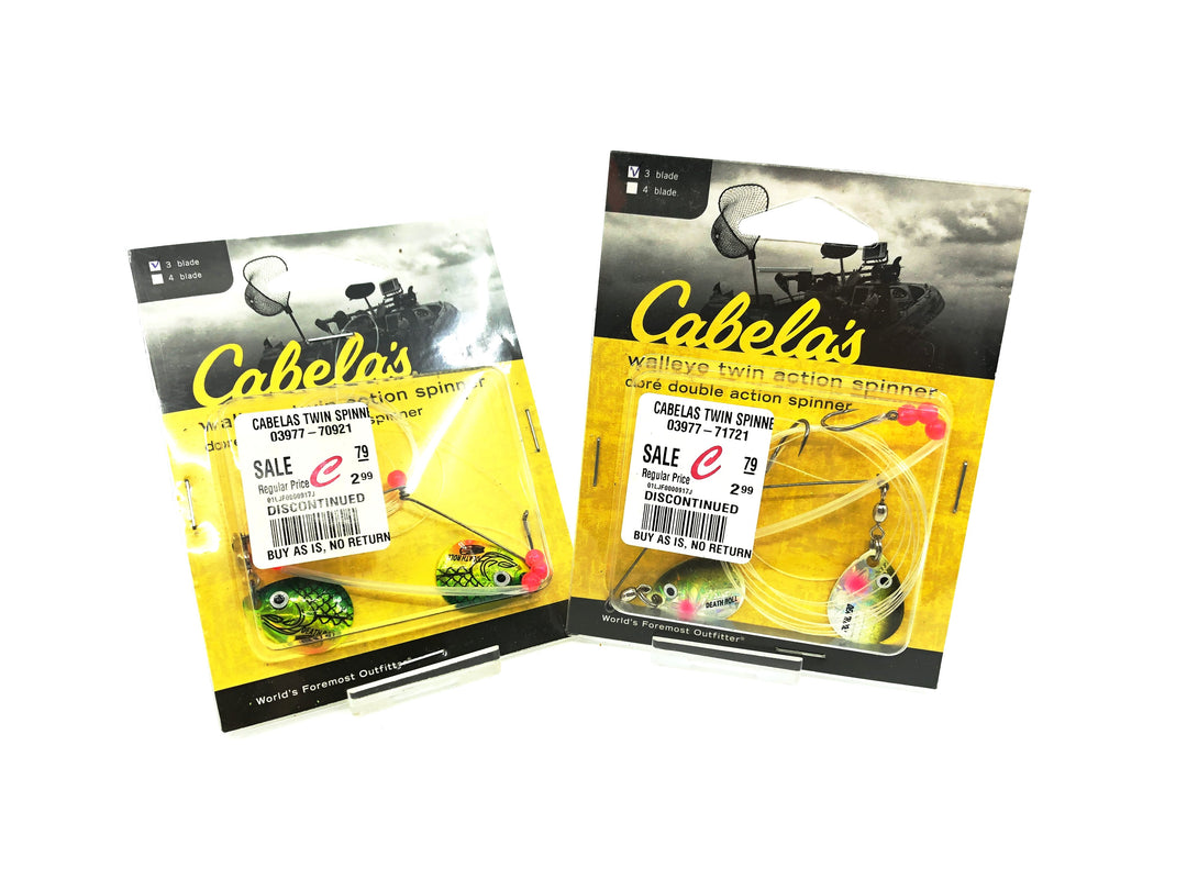 Cabelas Twin Spinner New on Card Combo