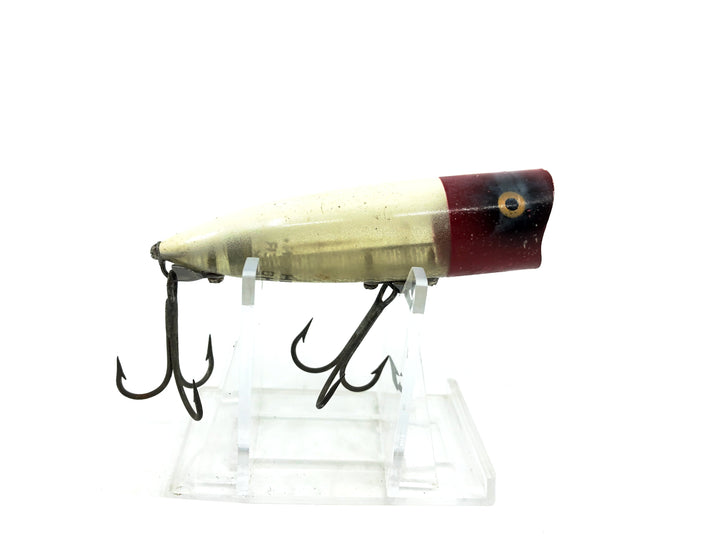 Heddon Chugger Spook 9542, RH Red Head/White Body Color