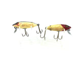 South Bend Fish-Obite Two Pack, RW Red Arrowhead/White & Red Wave Color