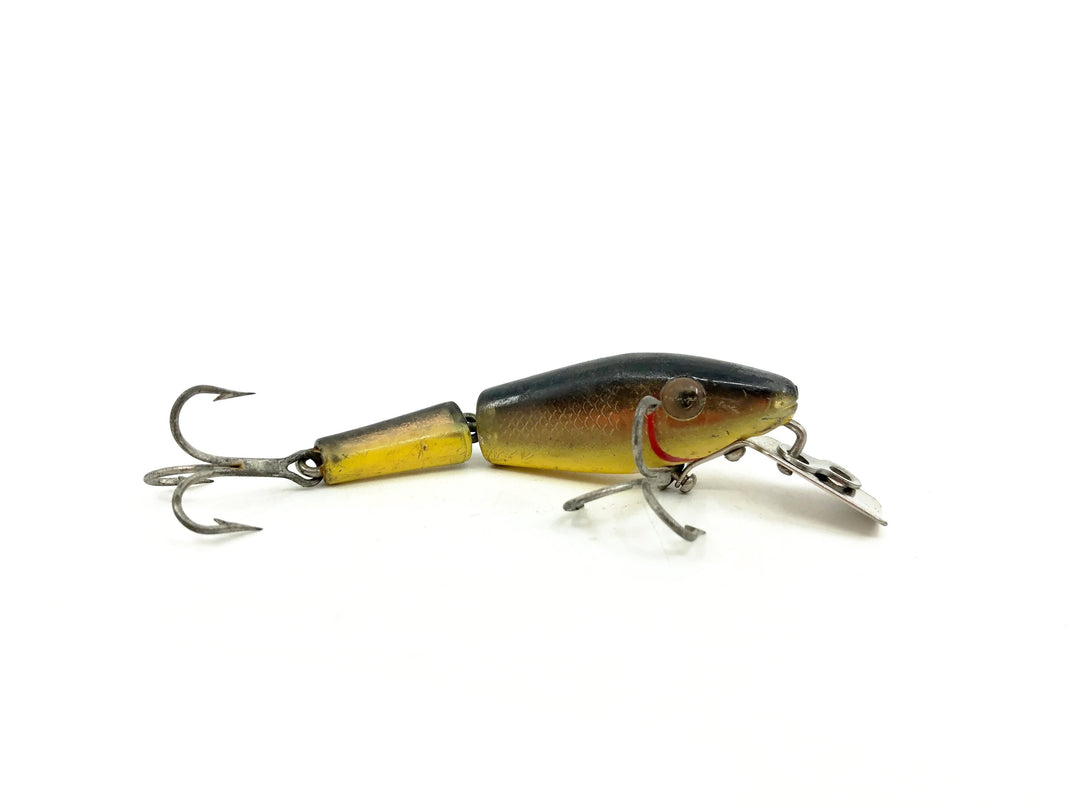 L & S OOM Mirrolure Sinker, #23 Black Back/Yellow Belly/Gold Scale Color