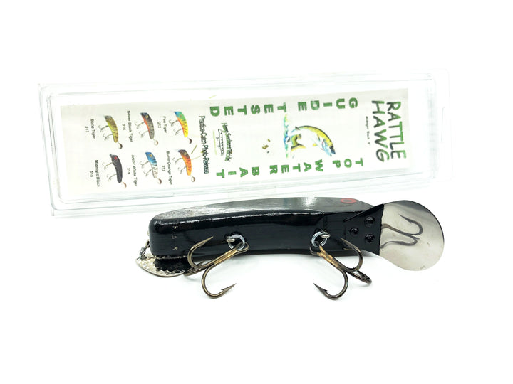 Hawg Seekers Tackle Rattle Hawg, 6" Midnight Black Color with Box