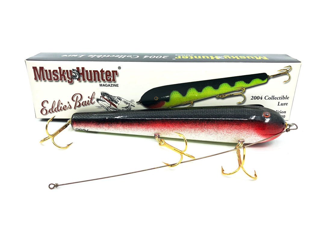 Musky Hunter 2004 Collectible Lure, Eddie's Bait #344/500 Signed