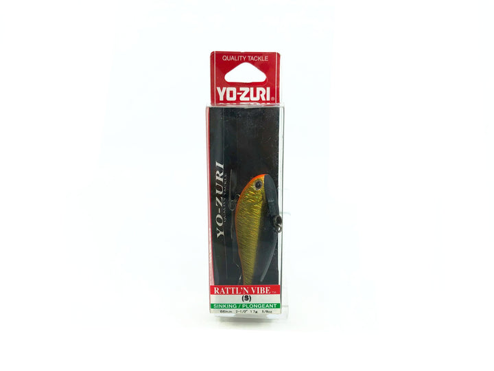 Yo-Zuri Rattl'n Vibe F1019-GBO, Gold/Black/Orange Color