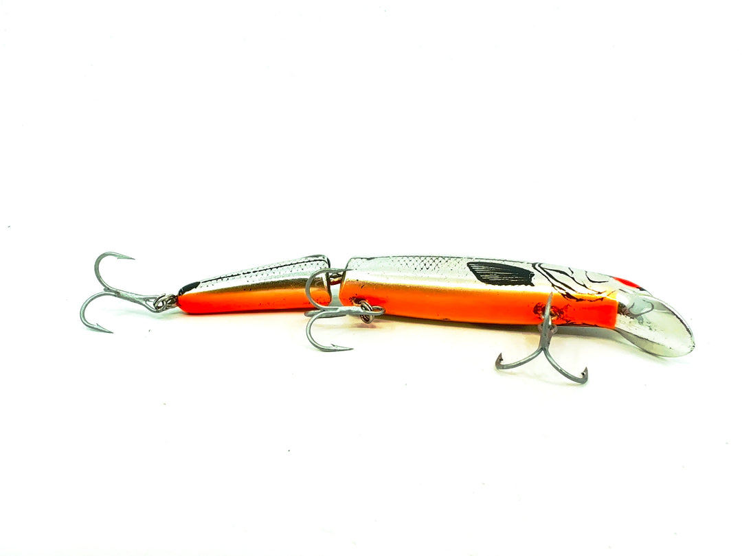 Bomber Jointed Long A 15J, XMBO Chrome/Black Back/Orange Belly Color