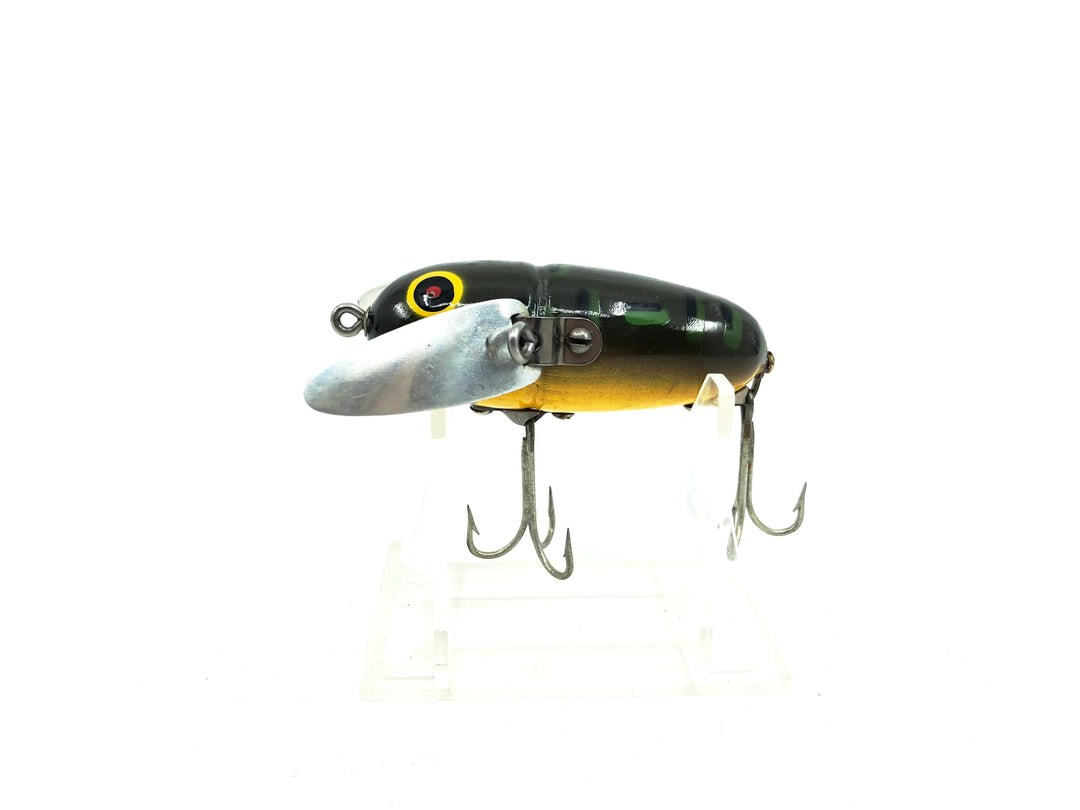 Heddon Wooden Crazy Crawler 2120 BF, Bullfrog Color