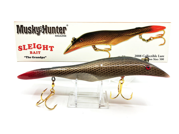 Musky Hunter 2008 Collectible Lure, Sleight Bait "The Grandpa" #120/500 Signed