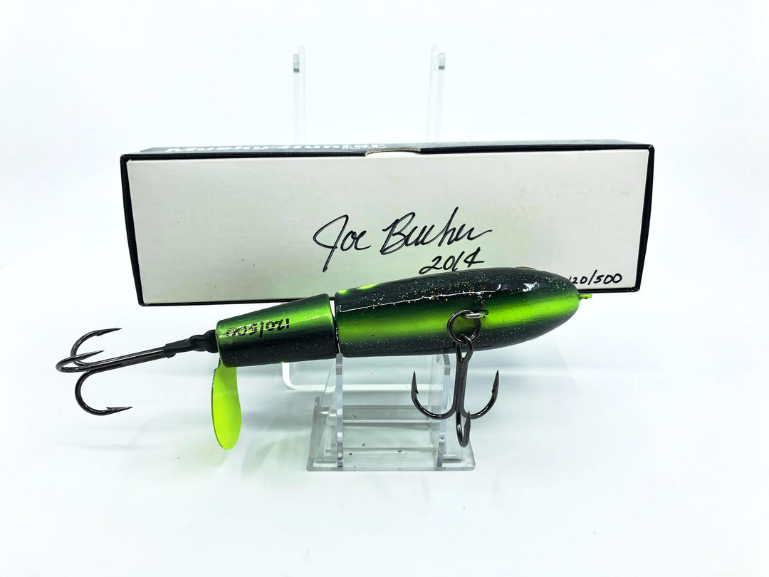 Musky Hunter 2014 Collectible Lure, Joe Bucher Top Raider #120/500 Signed