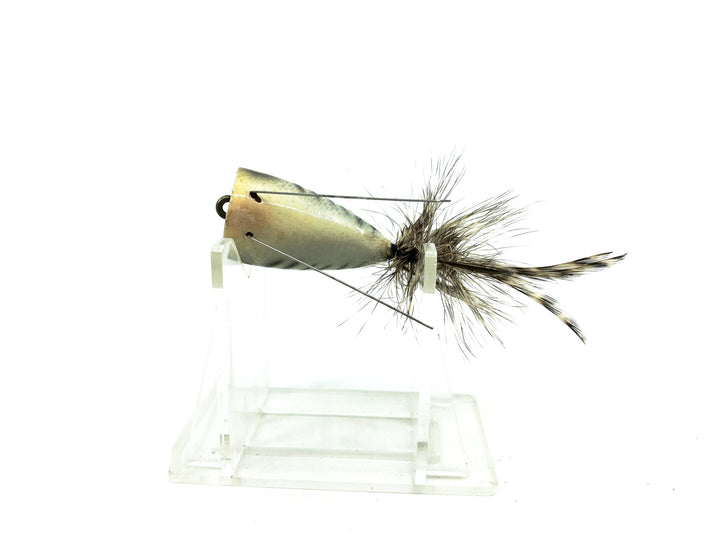 Phillips Spin Popper, White/Black Back & Ribs Color, Weedless Model