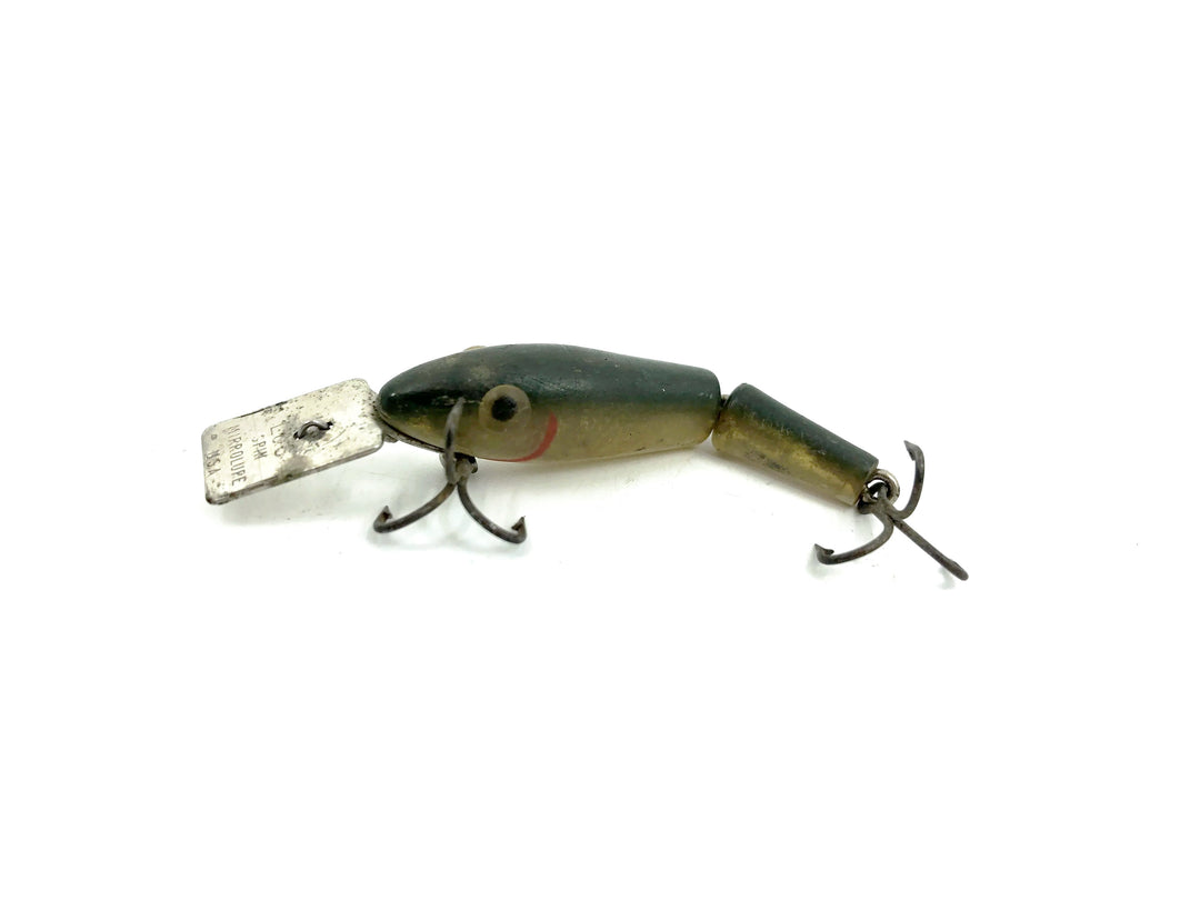 L & S Spin Mirrolure Shad, #25 Shad White Back/Silver Belly & Scales Color