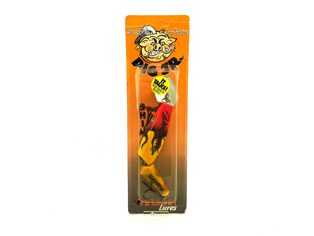 Odyssey Deep Pig JR. JP-6 Deep Talking, Shimao Promotion Special "Buy a Rod Get a Pig" Firework Tiger Color - Signed