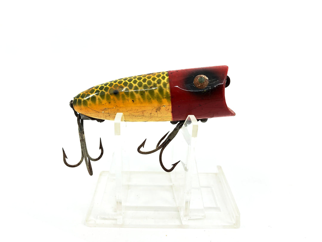Heddon Wooden Baby Lucky 13, JRH Frog Spot Color