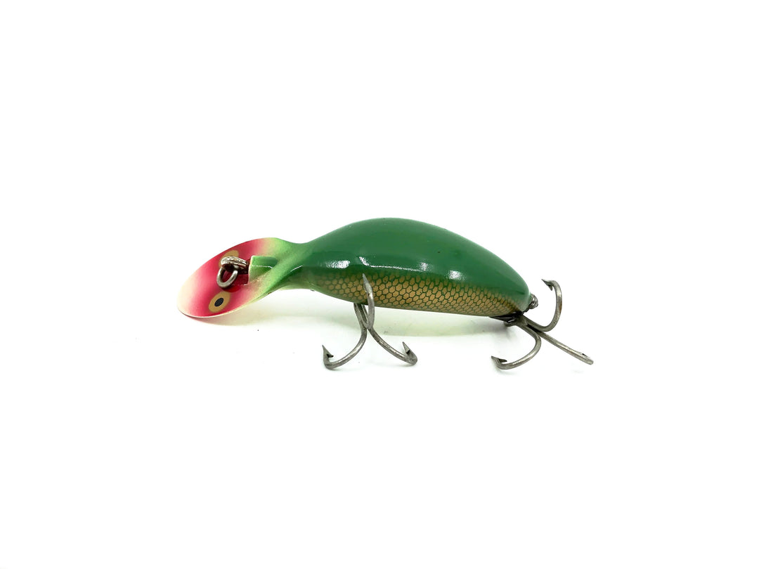 Heddon Tadpolly Spook, LD Light Green Scale Color