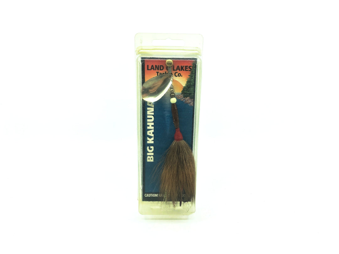 Land O Lakes Tackle Co., Silver Blade/ Brown, Sparkle Bucktail Color New on Card