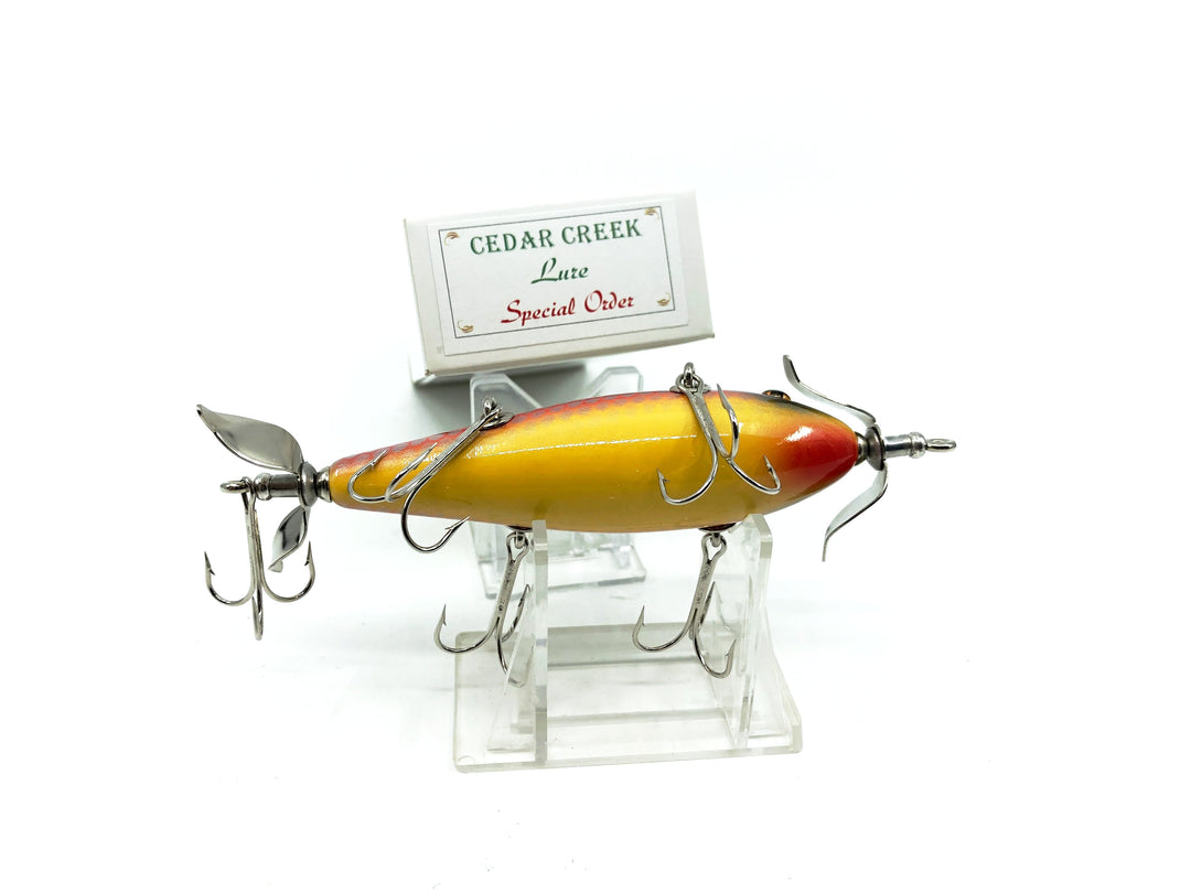 Cedar Creek Minnow Special Order - 5 Hook- Western Auto (White Scale) Color