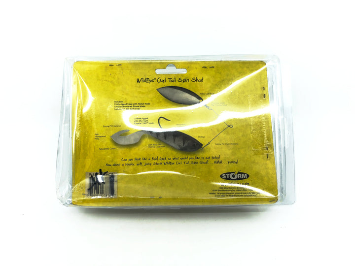 Storm Wildeye Curl Tail Spin Shad Chartreuse Color with Box