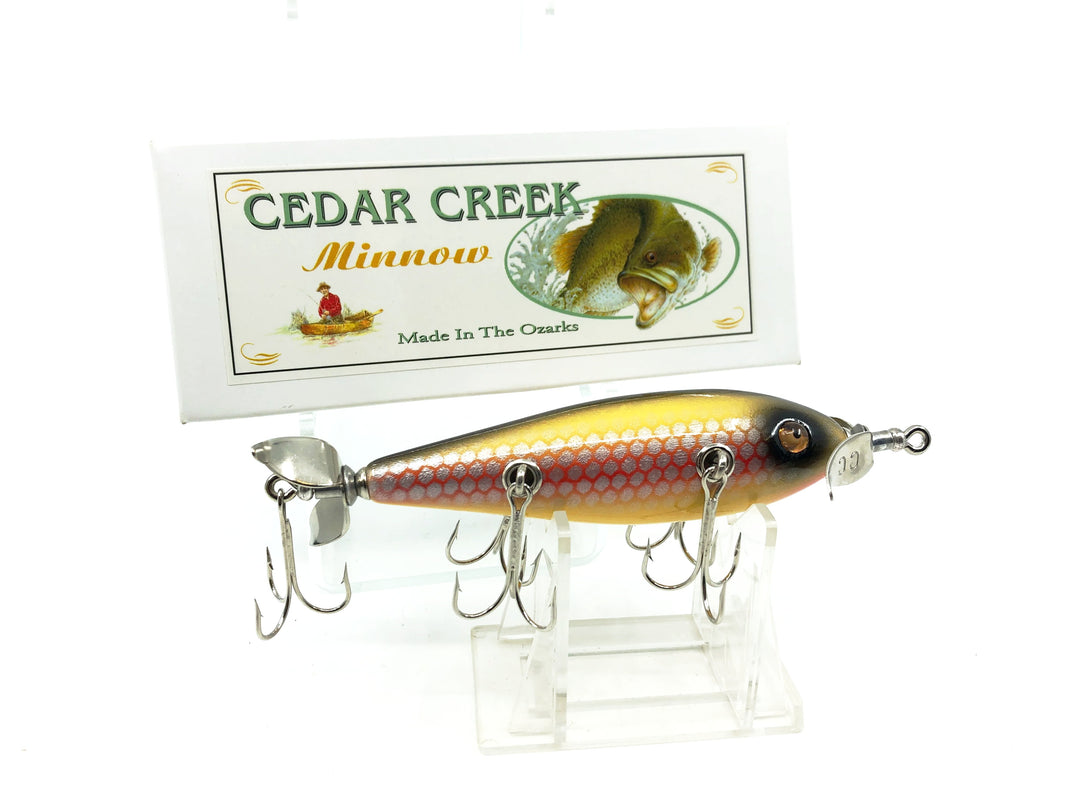 Cedar Creek Minnow Special Order - 5 Hook- Western Auto (White Scale) Color