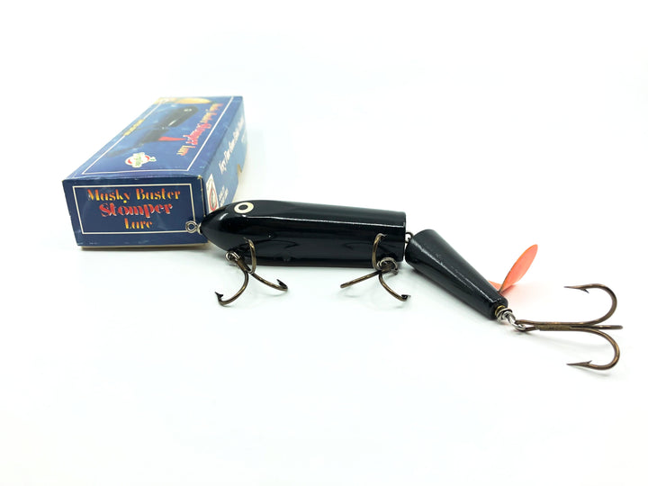 Musky Buster Stomper, Very Fine Orange Juice Special Edition, Black/Orange Tail Color with Box