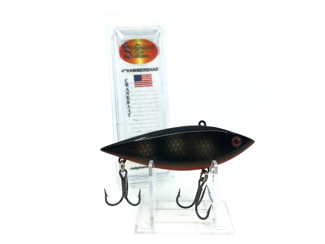 The Sledgehammer Lure Company 4" Hammershad, Black Gold Scale