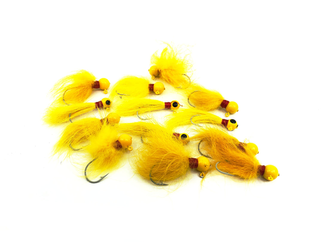 Vintage Assorted Yellow Jig, 13 Pack