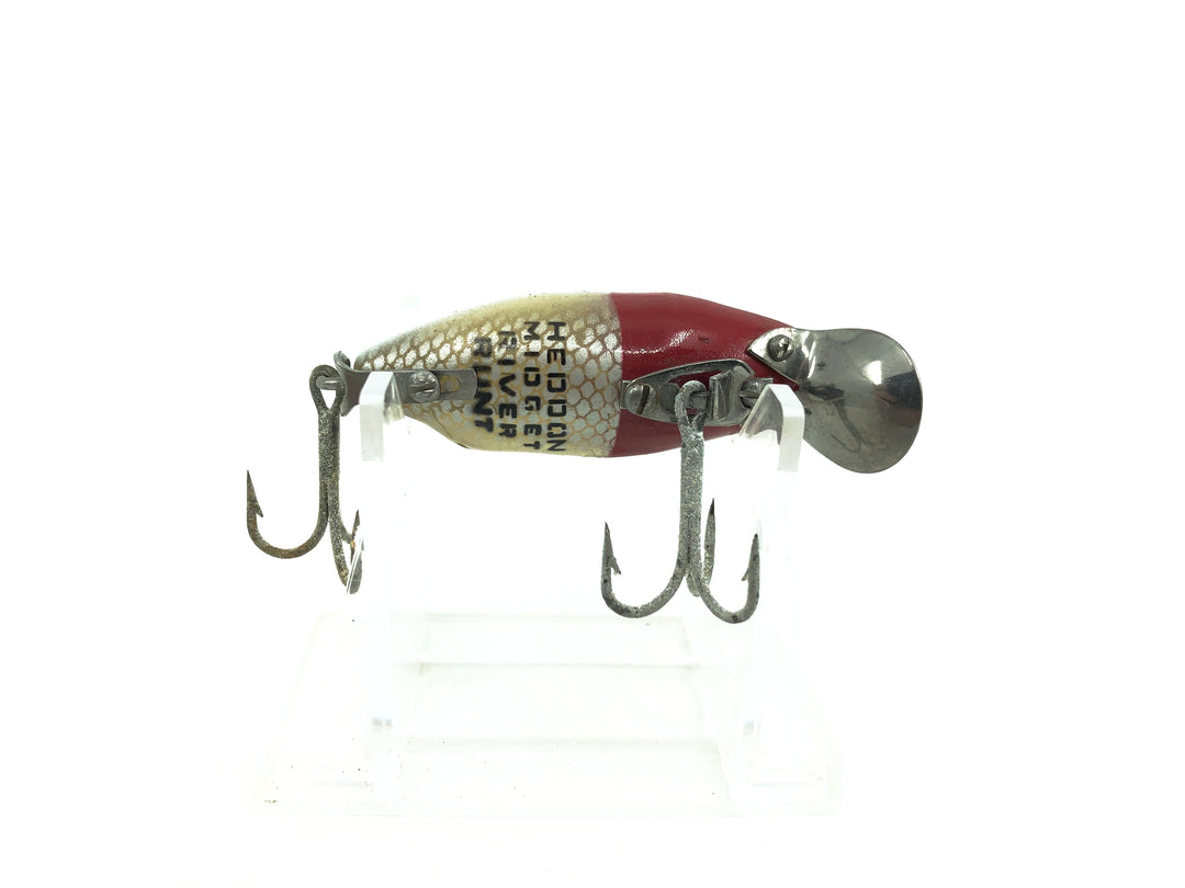 Heddon Midget River Runt Spook 9010, RH Red Head White Body